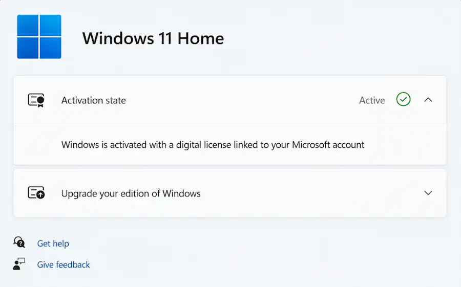 Check Windows 11 Activation Status